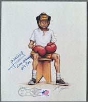 ARGUELLO, ALEXIS SIGNED LIMITED EDITION ARTWORK (BOXING HALL OF FAME)