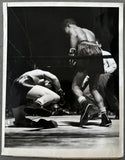 ARMSTRONG, HENRY-AL "BUMMY" DAVIS ORIGINAL TYPE 1 WIRE PHOTO (1944-END OF FIGHT)