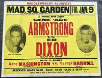 ARMSTRONG, GENE "ACE"-EDDIE DIXON ON SITE POSTER (1959)