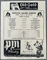 ARMSTRONG, HENRY-BEAU JACK OFFICIAL PROGRAM (1943)