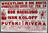BACKLUND, BOB-IVAN KOLOFF ON SITE POSTER (1979)