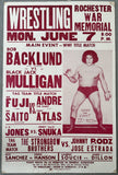 ANDRE THE GIANT ON SITE WRESTLING POSTER (1982)