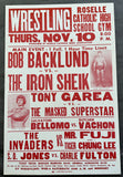 BACKLUND, BOB-THE IRON SHIEK ORIGINAL ON SITE POSTER (1988)