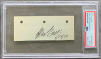 BAER, MAX INK SIGNATURE (1934-STINSON LOA-PSA/DNA)