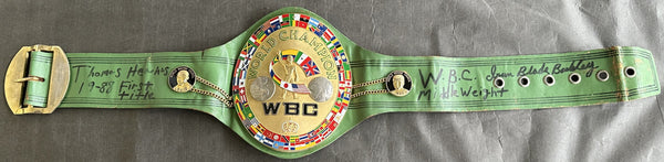 BARKLEY, IRAN WBC CHAMPIONSHIP BELT (1988-BARKLEY LOA)