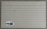 BARRY, RICK SIGNED INDEX CARD (JSA)