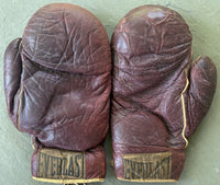 BARTFIELD, DANNY FIGHT WORN GLOVES (1940-BOBBY WILLIAMS FIGHT)