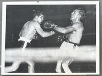 BASILIO, CARMEN ORIGINAL TYPE 1 WIRE PHOTO (1955-SECOND DEMARCO FIGHT)