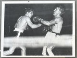 BASILIO, CARMEN ORIGINAL TYPE 1 WIRE PHOTO (1955-SECOND DEMARCO FIGHT)