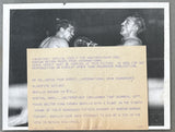 BASILIO, CARMEN ORIGINAL TYPE 1 WIRE PHOTO (1955-SECOND DEMARCO FIGHT)