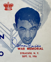 BASILIO, CARMEN-JOHNNY SAXTON OFFICIAL PROGRAM (1956)
