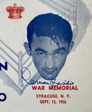 BASILIO, CARMEN-JOHNNY SAXTON OFFICIAL PROGRAM (1956)