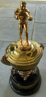 BASILIO, CARMEN ORIGINAL BOXING TROPHY (1953)