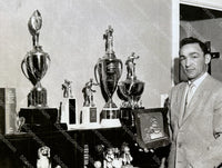 BASILIO, CARMEN ORIGINAL BOXING TROPHY (1953)