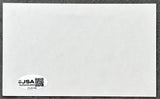BELL< JAMES "COOL PAPA" SIGNED INDEX CARD (JSA)