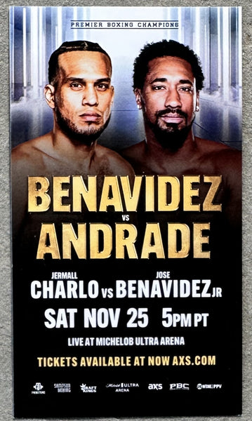 BENAVIDEZ, DAVID-DEMETRIUS ANDRADE ADVERTISING CARD (2023)