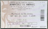 BENAVIDEZ, DAVID-DEMETRIUS ANDRADE ON SITE FULL TICKET (2023)