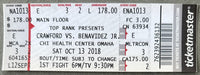 CRAWFORD, TERENCE-JOSE BENAVIDEZ, JR. ON SITE FULL TICKET (2018)