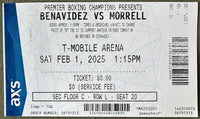BENAVIDEZ, DAVID-DAVID MORRELL ON SITE FULL TICKET (2025)