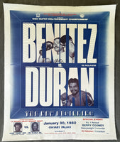 DURAN, ROBERTO-WILFRED BENITEZ & MICHAEL DOKES-LYNN BALL ON SITE POSTER (1982)
