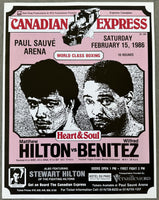 BENITEZ, WILFRED-MATTHEW HILTON OFFICIAL PROGRAM (1986)