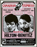 BENITEZ, WILFRED-MATTHEW HILTON OFFICIAL PROGRAM (1986)