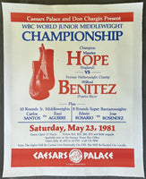 BENITEZ< WILFRED-MAURICE HOPE ON SITE POSTER (1981)