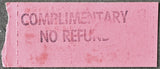 BENITEZ, WILFRED-MAURICE HOPE ON SITE STUBLESS TICKET (1981)