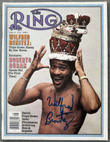 BENITEZ, WILFRED SIGNED RING MAGAZINE (AUGUST 1981)