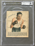 BERG, JACKIE "KID" SIGNED PHOTO (BECKETT-GRADE 9)