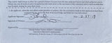 BIVOL, DMITRI SIGNED LICENSE APPLICATION (2019)