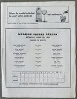 Narvaez,Frankie-Bizzarro Official Program  1965
