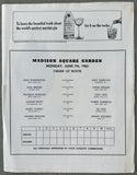 Narvaez,Frankie-Bizzarro Official Program  1965