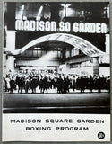 BONAVENA, OSCAR-ZORA FOLLEY OFFICIAL PROGRAM (1965)