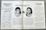 BONAVENA, OSCAR-ZORA FOLLEY OFFICIAL PROGRAM (1965)