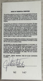 BOWE, RIDDICK-PIERRE COETZER PRESS CREDENTIAL (1992)