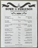 BOWE, RIDDICK-JESSE FERGUSON & ROY JONES, JR.-BERNARD HOPKINS OFFICIAL PROGRAM (1993)