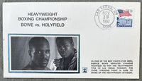 HOLYFIELD, EVANDER-RIDDICK BOWE I FIRST DAY ENVELOPE (1992)