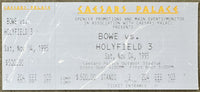BOWE, RIDDICK-EVANDER HOLYFIELD III ON SITE FULL TICKET (1995-VERY SCARCE)