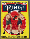 RING MAGAZINE JULY 1935 (BRADDOCK-BAER FIGHT)