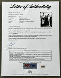 BRADDOCK, JAMES-TOMMY LOUGHRAN ORIGINAL TYPE 1 PHOTOGRAPH (1929-WEIGHING IN-PSA/DNA)