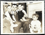 BRADDOCK, JAMES J. & FAMILY TYPE 1 PHOTO (1935-FOLLOWING VICTORY OVER BAER)