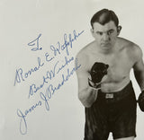 BRADDOCK, JAMES J. SIGNED PHOTO (PSA/DNA)