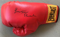 BRAMBLE, LIVINGSTON SIGNED BOXING GLOVE