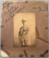 BRITT, JIMMY SIGNED MOUNTED PHOTO