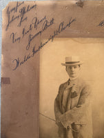 BRITT, JIMMY SIGNED MOUNTED PHOTO