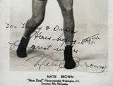 BROWN, NATIE SIGNED PROMOTIONAL PHOTO