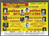 BRUNO, FRANK-SCOTT LEDOUX ON SITE POSTER (1983)