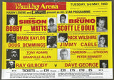 BRUNO, FRANK-SCOTT LEDOUX ON SITE POSTER (1983)