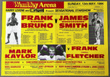 BRUNO, FRANK-JAMES "BONECRUSHER" SMITH ON SITE POSTER (1984)